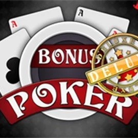 Bonus Poker Deluxe - 3 Hands slot logo by RTG (Reel Time Gaming) at Vegas Hero Casino