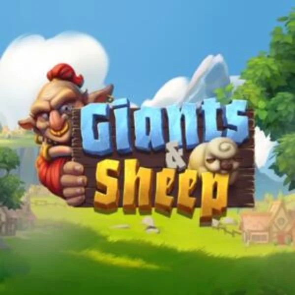 Giants and Sheep slot logo by Relax Gaming at Vegas Hero CasinoGiants and Sheep