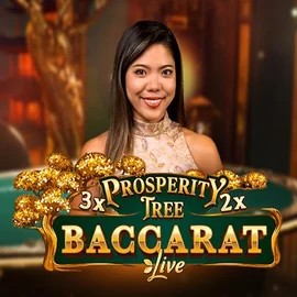 Prosperity Tree Baccarat slot visual from Evolution available on vegasheros.gr.com