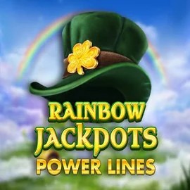 Rainbow Jackpots Power Lines by Red Tiger Gaming, showcased at vegasheros.gr.com – game logo