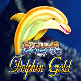 Dolphin Gold with Stellar Jackpots casino game by Lightning Box Game – featured logo at Vegas Hero Casino